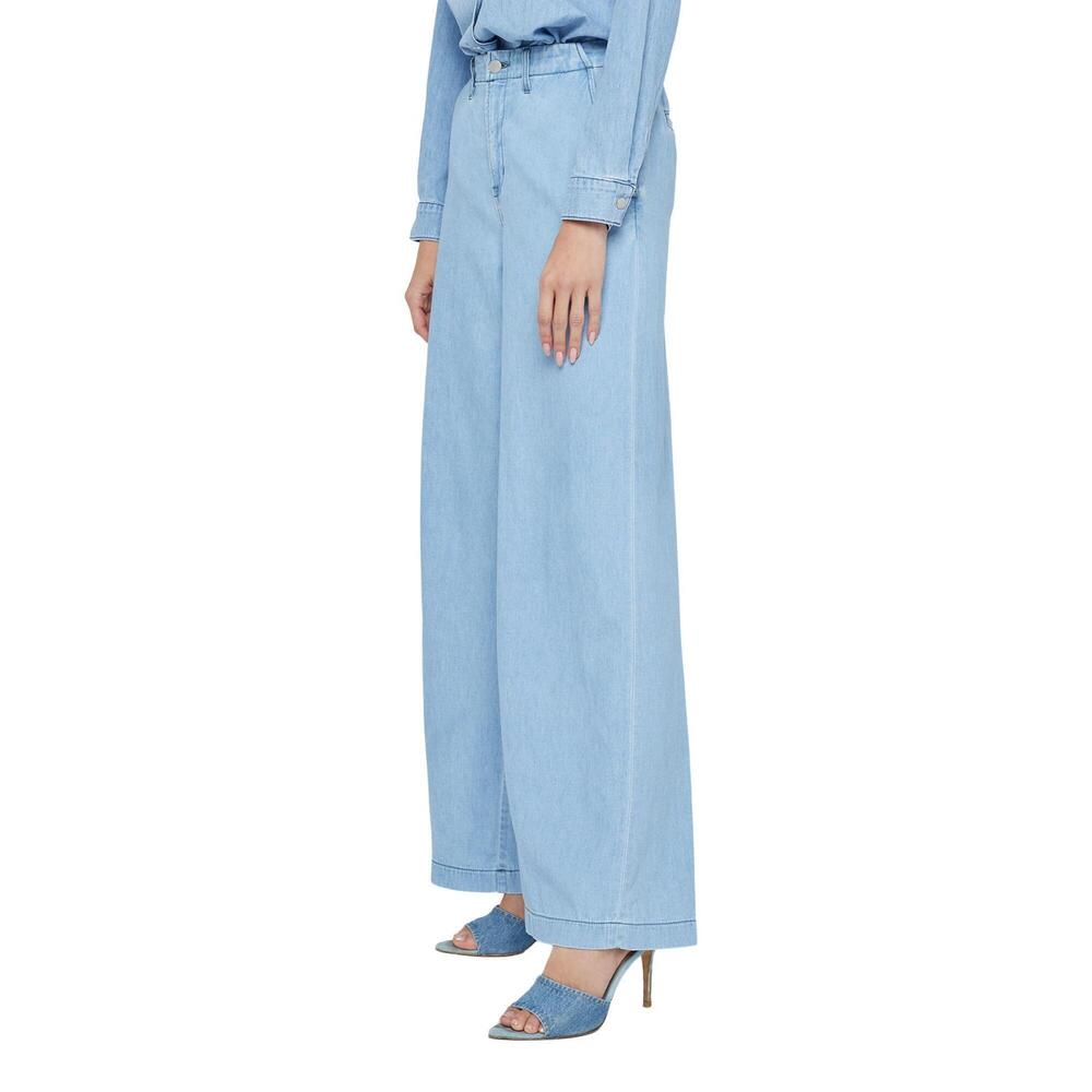NEW L'AGENCE runa high rise wide leg trouser in lozano - Picture 4 of 5